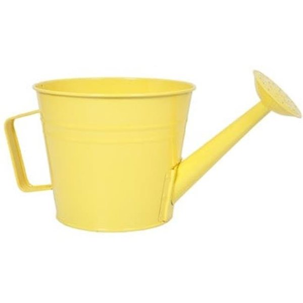 Book Publishing Co 7.5 in. Watering Can Planter; Yellow GR198151